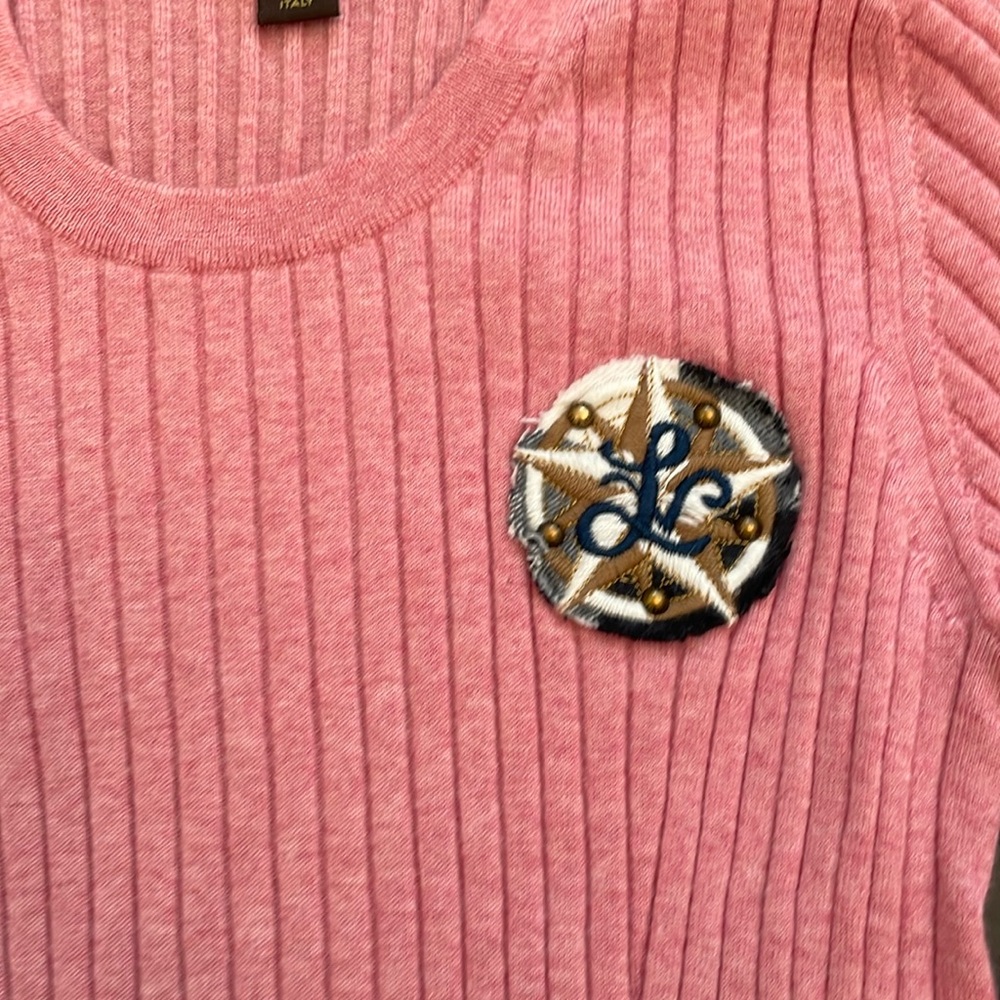 Pink 3/4sleeve sweater